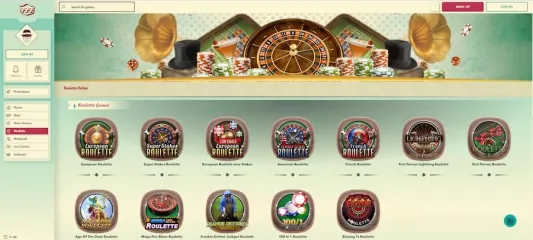 777 Casino Roulette Games