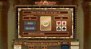 Book of Dead Slot Gamble Feature