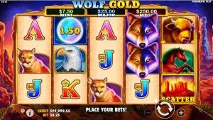 Wolf Gold Slot Symbols