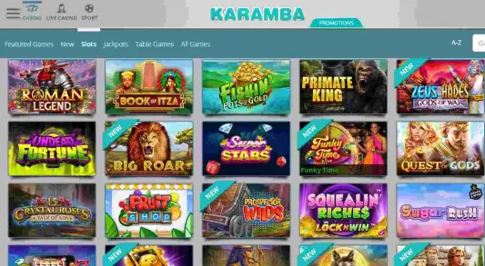 Karamba Casino Slot Games