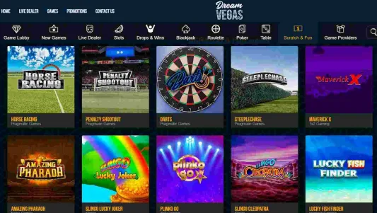 Dream Vegas Casino Scratch and Fun Games