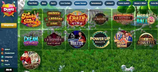 Duelz Casino Game Shows