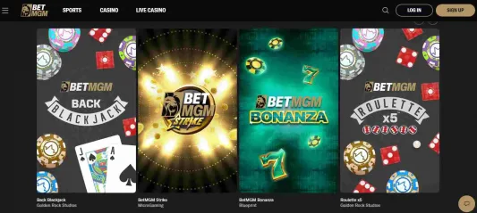 BetMGM Casino Exclusive Games