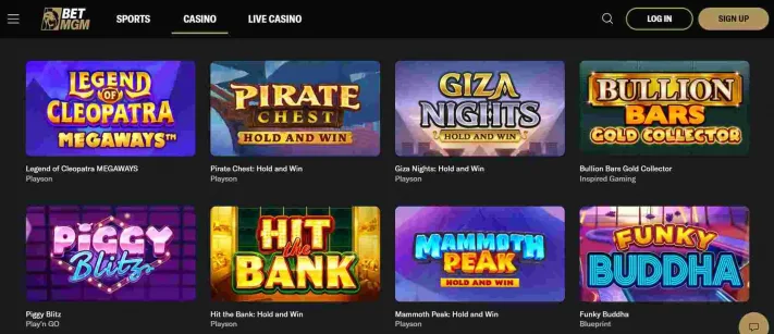 BetMGM Casino Slot Games